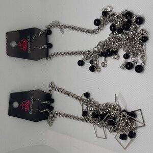 Bundle of 2 paparazzi necklace and earrings sets